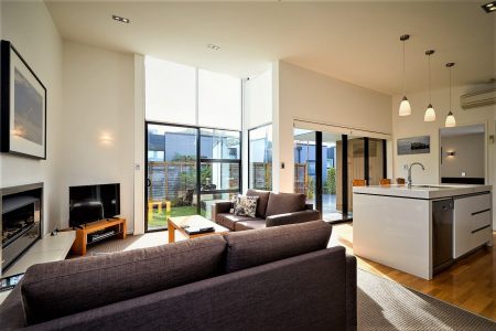 “Interior showing spacious living at The Fairways Apartments Kaikoura